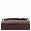 Elegancka Torebka Damska Listonoszka firmy Herisson 17R506 Czekoladowa